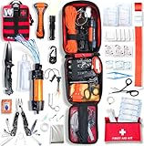 BAYTIZ | Kit de Supervivencia + Primeros Auxilios + Bolsa Militar...