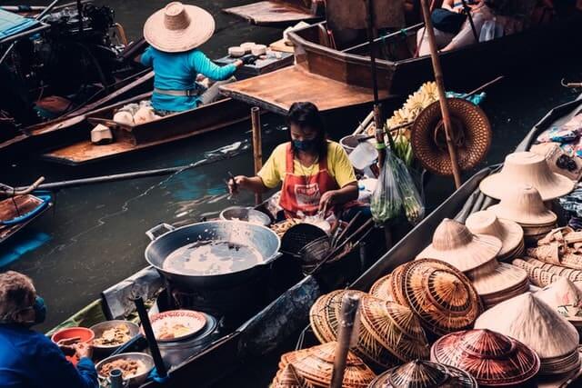 Mercado en Tailandia